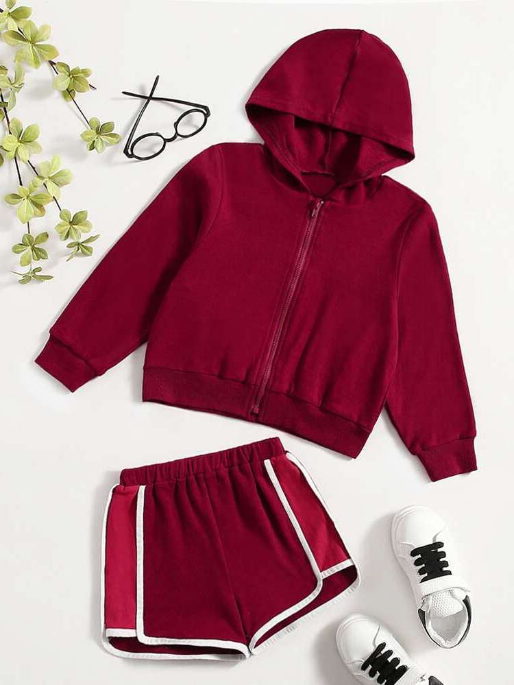   Burgundy Toddler Girls Clothing 4701