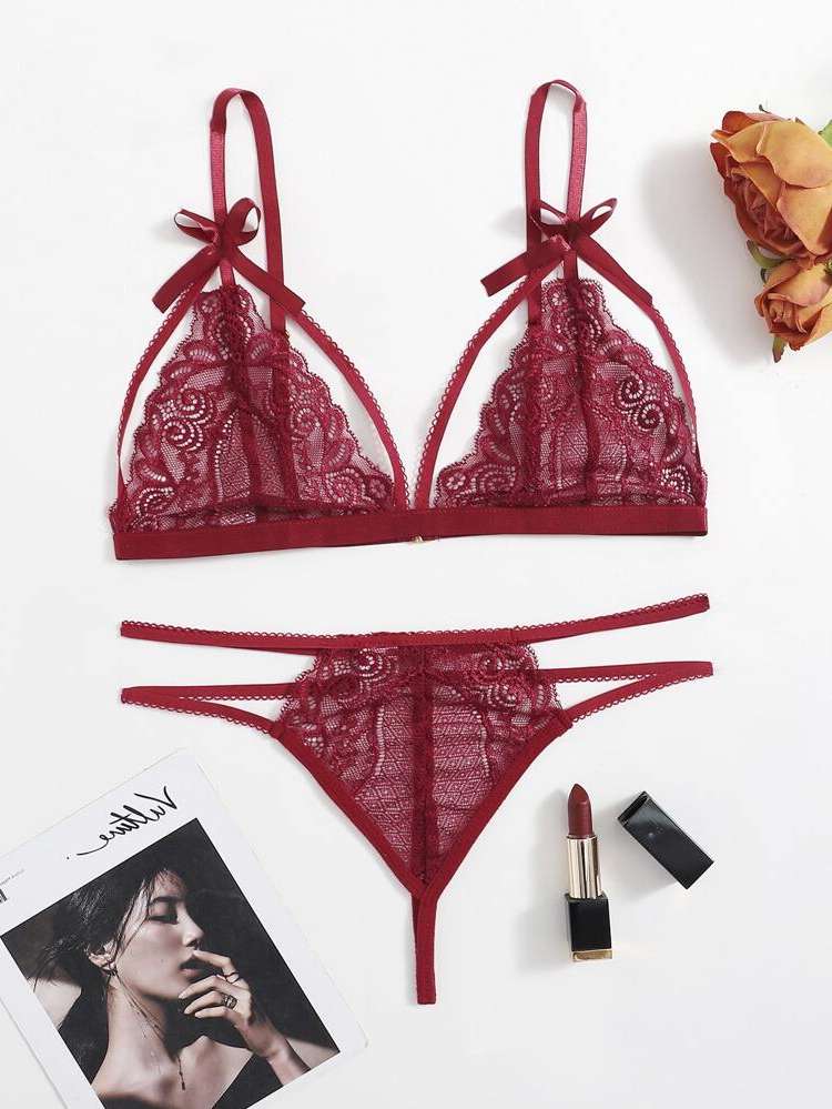  Burgundy Women Intimates 543