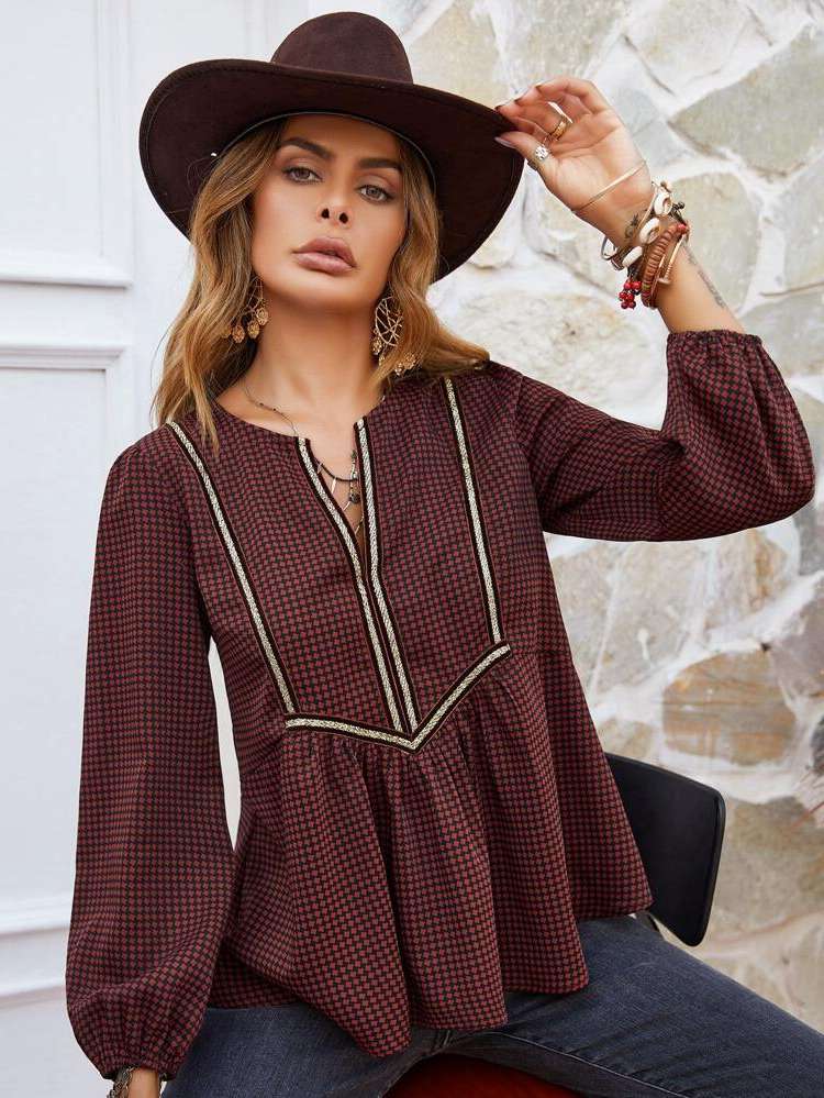 Regular Fit  Boho Women Tops, Blouses  Tee 7911