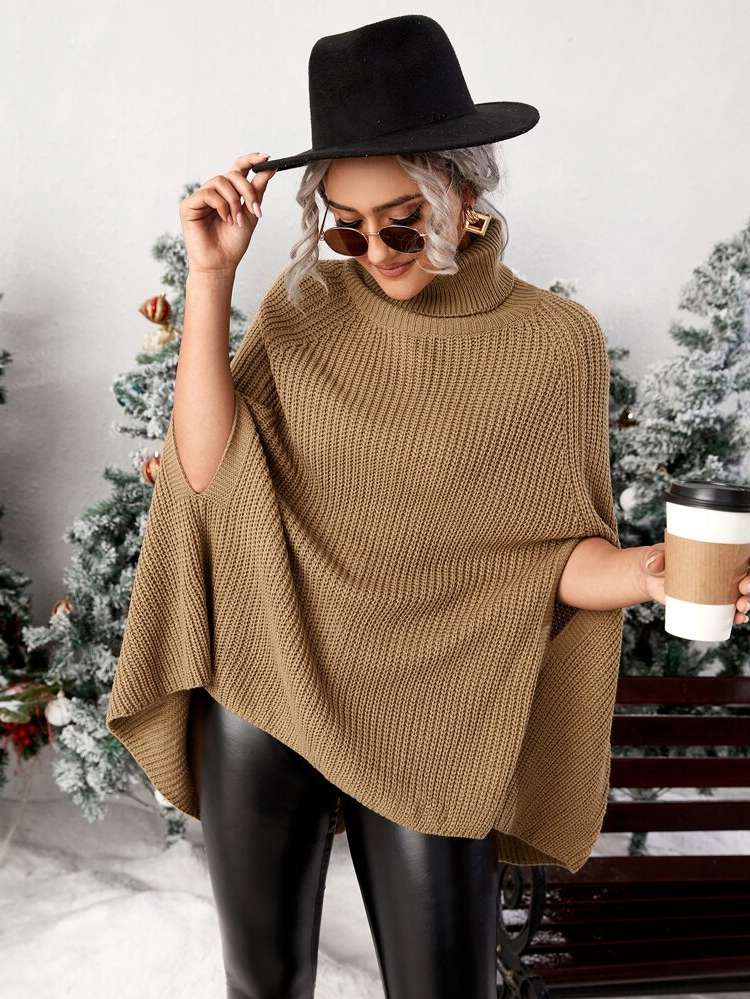  Long Camel Casual Women Sweaters 4834