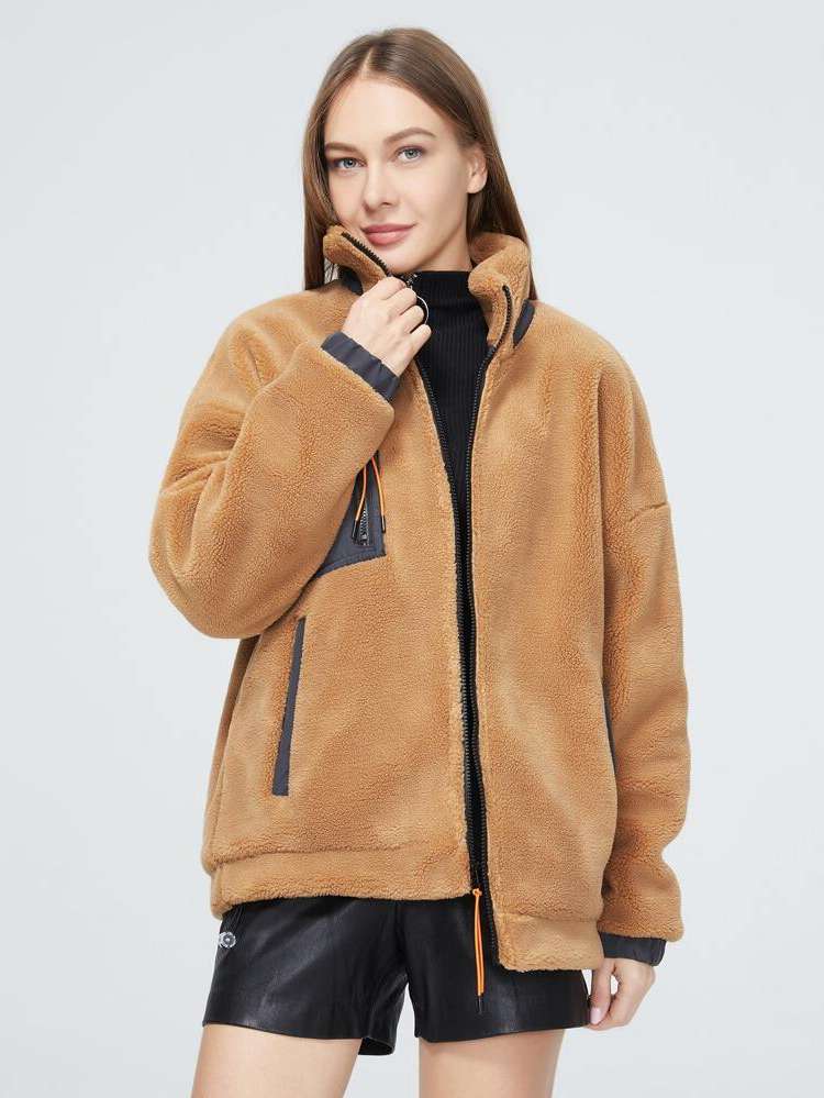 Oversized Long Sleeve Casual Women Outerwear 722