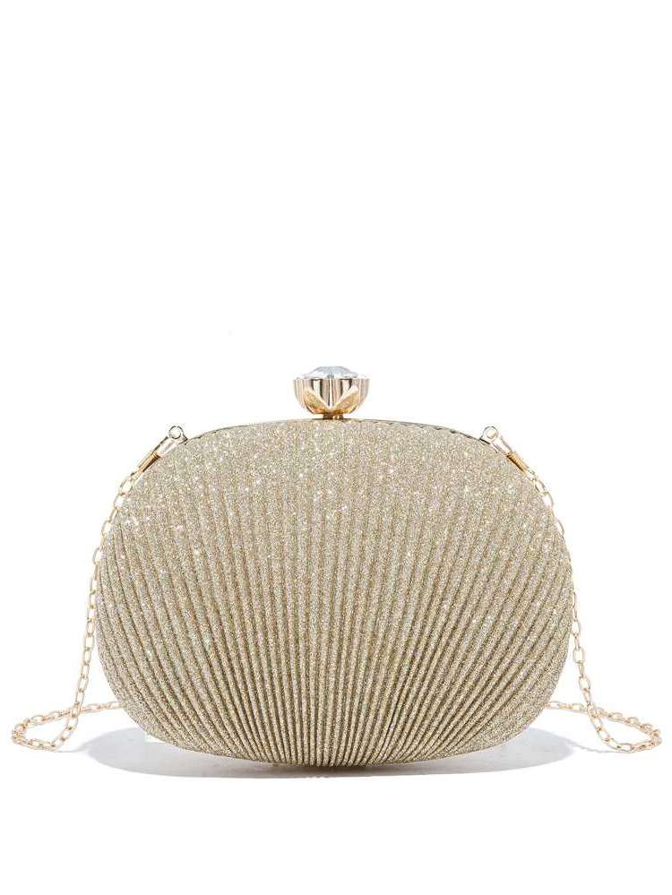  Champagne  Women Evening  Clutch 1125