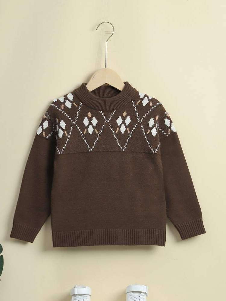  Regular Fit Geometric Toddler Boys Clothing 211