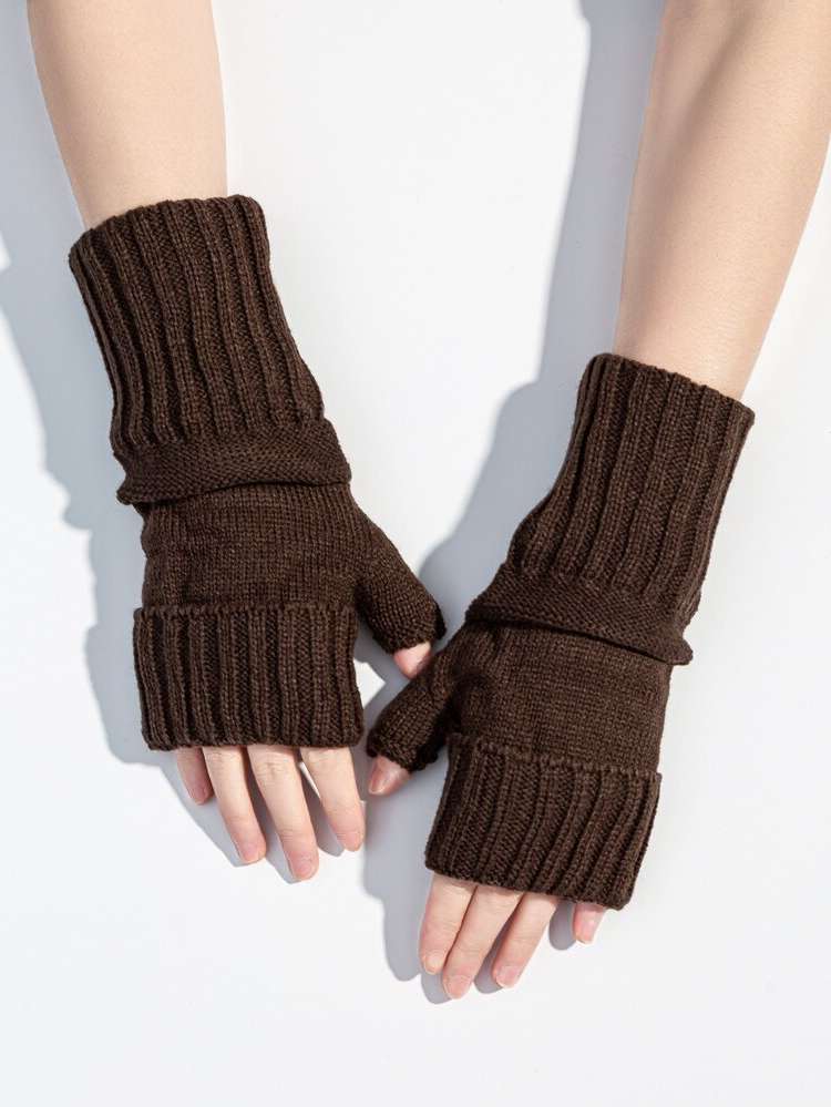   Coffee Brown Hats  Gloves 9276