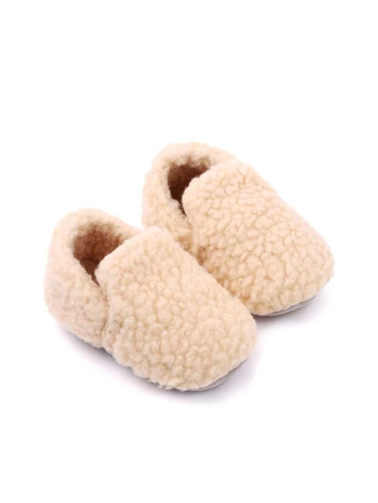  Coffee Brown Plain Baby Shoes(0-2) 9013