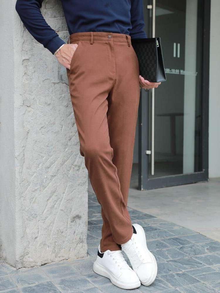   Button Men Suit Pants 426