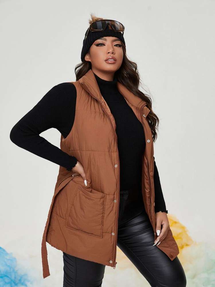   Short Plus Size Winter Coats 1244