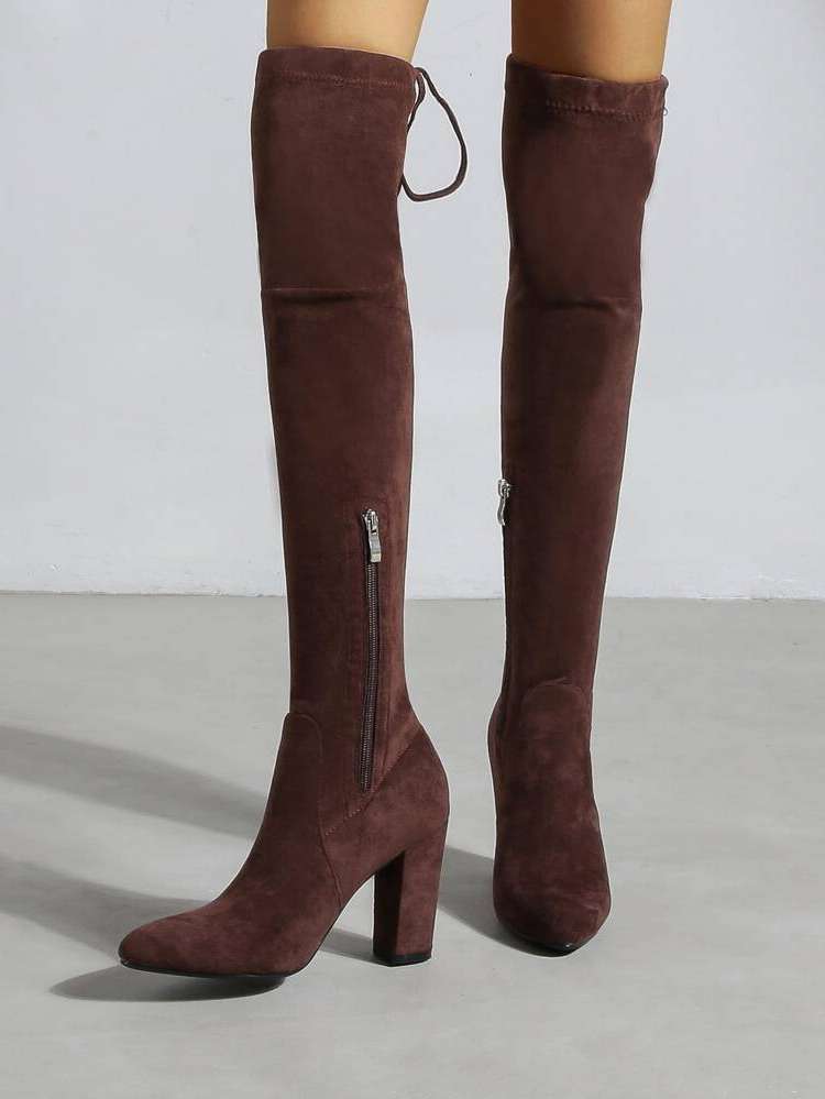 Coffee Brown  Women Fashion Boots 901