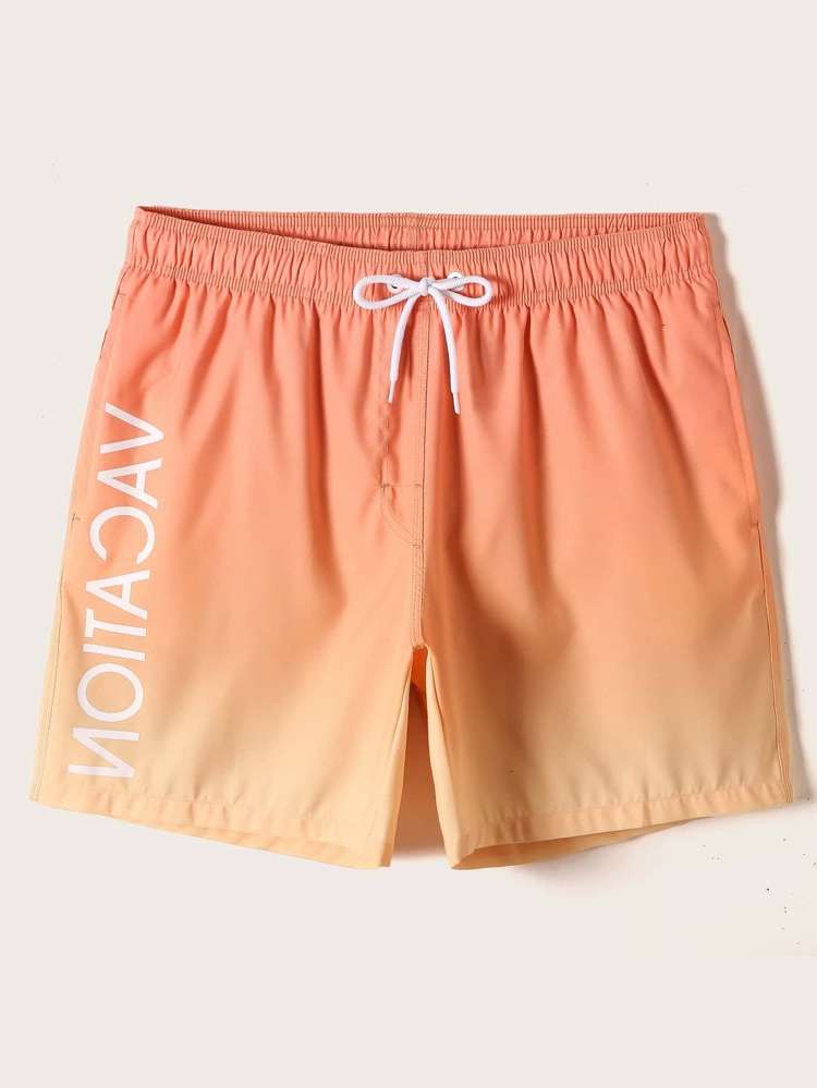  Drawstring  Men Swimwear 988