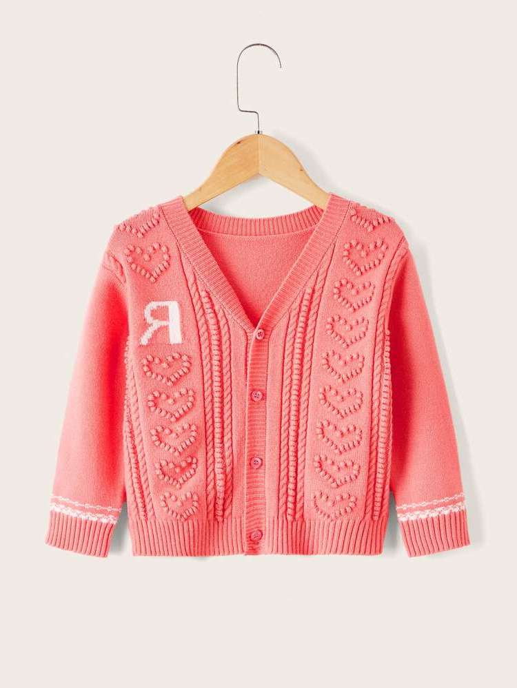  Regular Fit Casual Toddler Girl Cardigans 3649