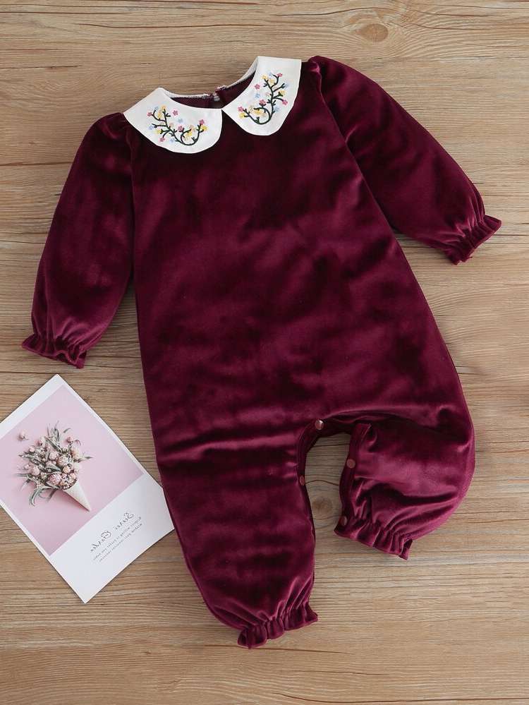 Casual Long Sleeve Round Neck Baby  Mom 3285