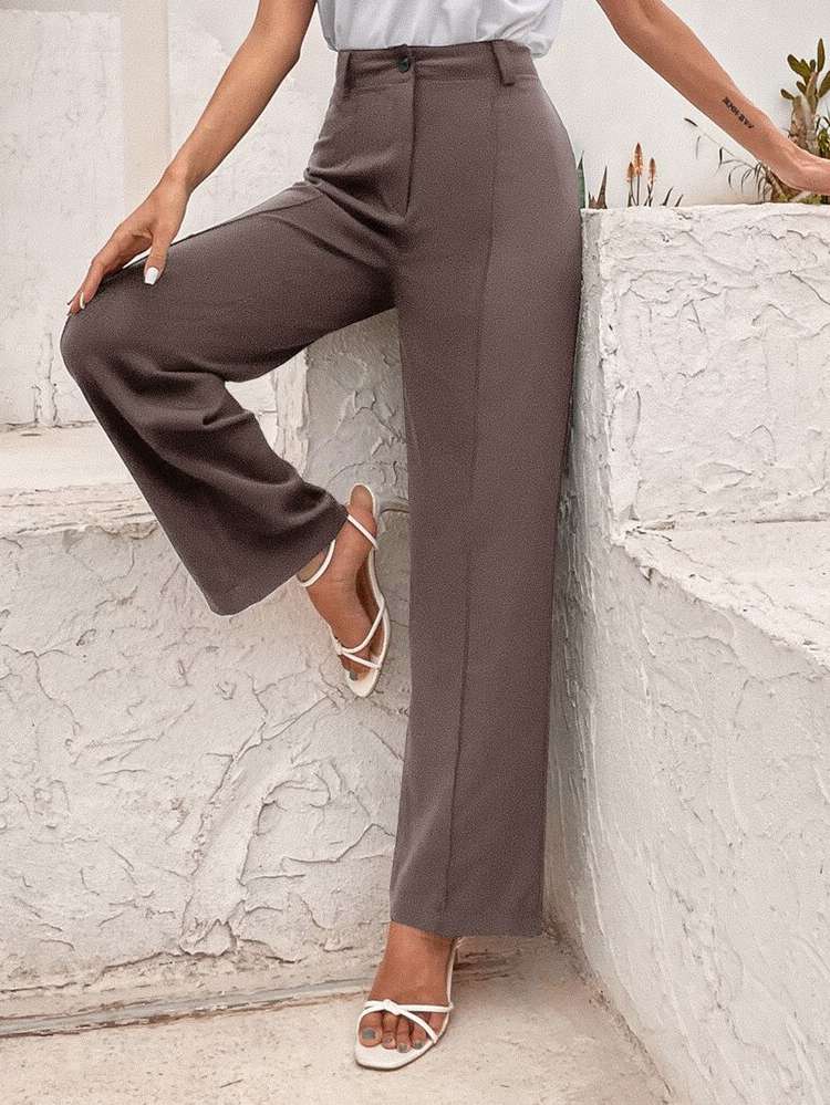 Regular Fit  Women Suit Pants 1090