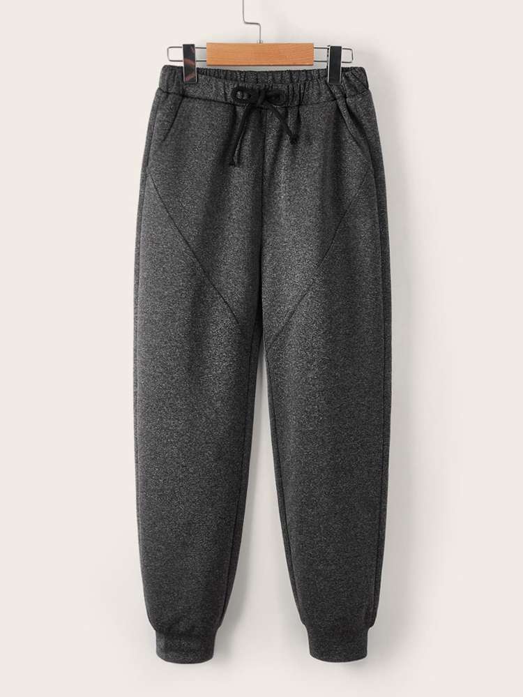 Regular Fit Drawstring Long Boys Sweatpants 5598