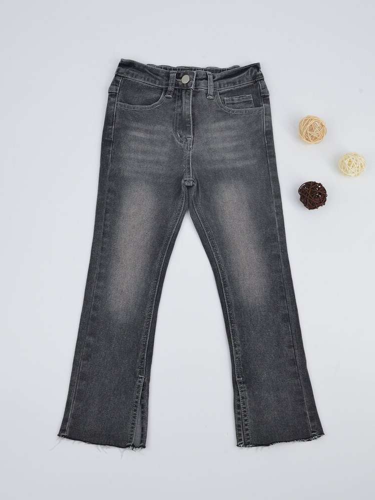  Raw Hem Plain Girls Denim 731