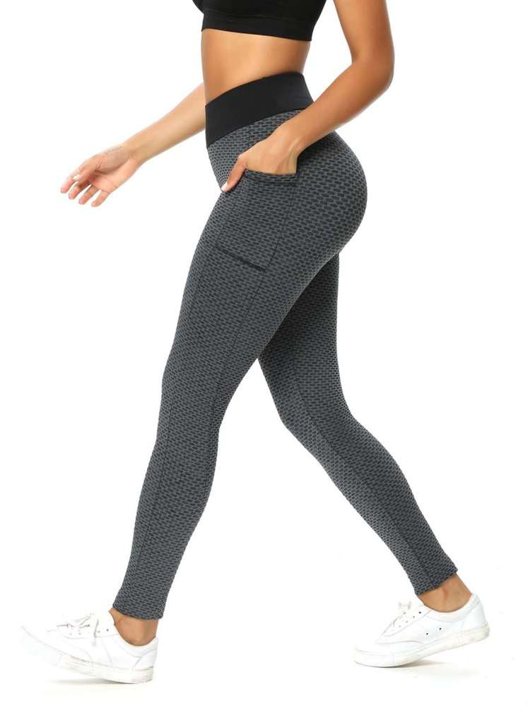 Colorblock Cropped Women Activewear 3516