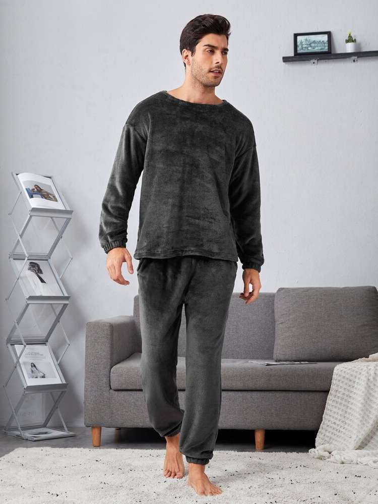  Round Neck Long Sleeve Casual Men Underwear  Loungewear 3428