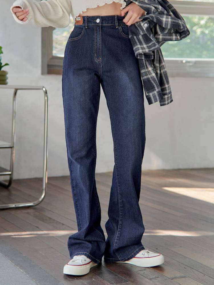 Plain  Long Women Denim 11