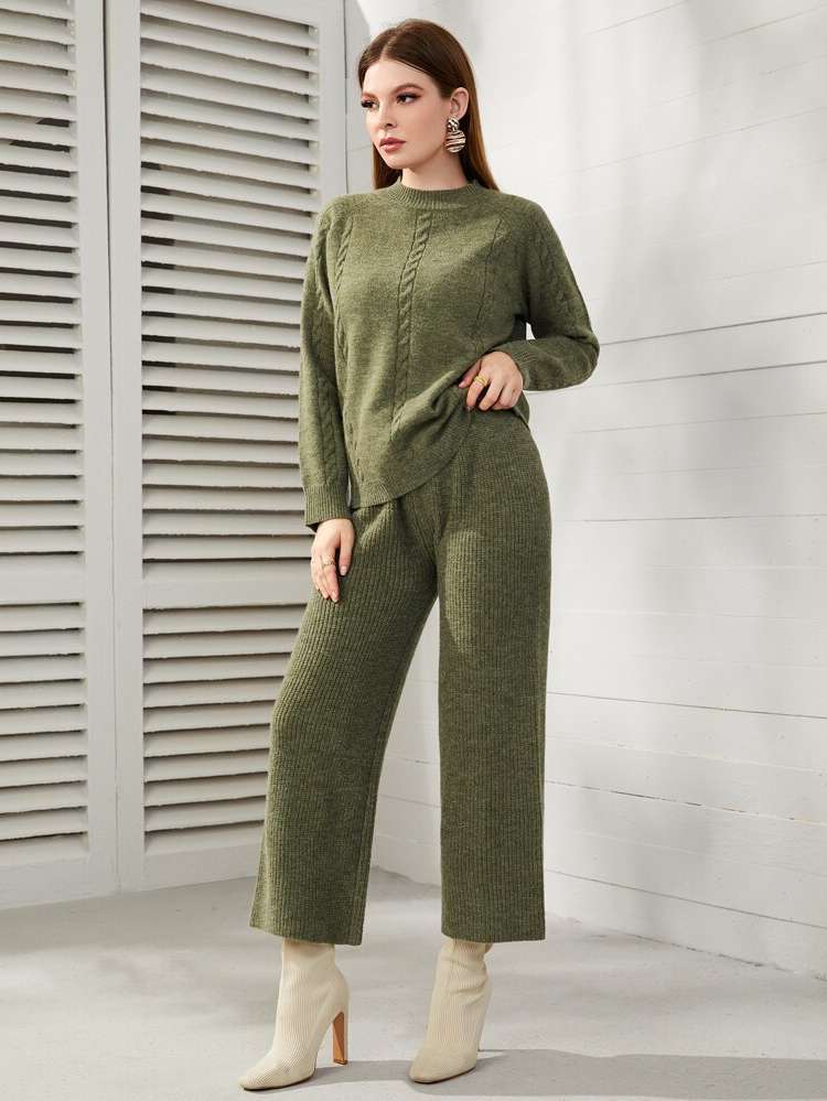  Regular Fit Long Sleeve Women Knitwear 9151