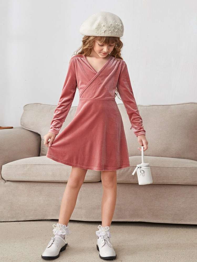  Dusty Pink Plain Kids Clothing 3750