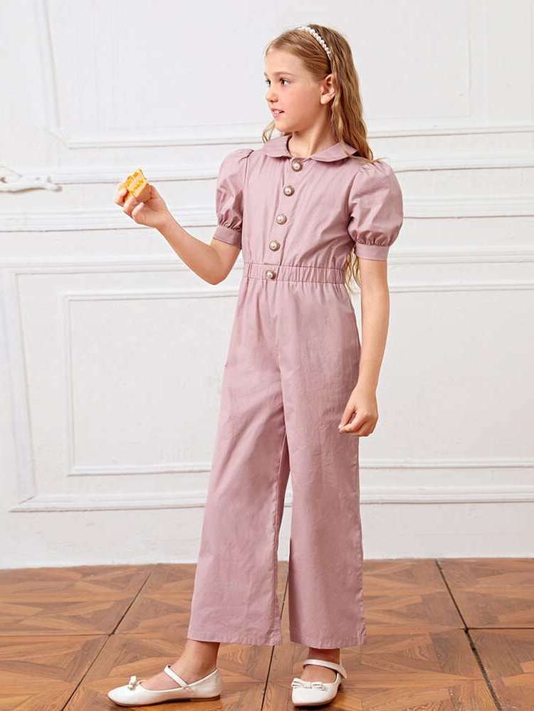  Capris Plain Loose Kids Clothing 333