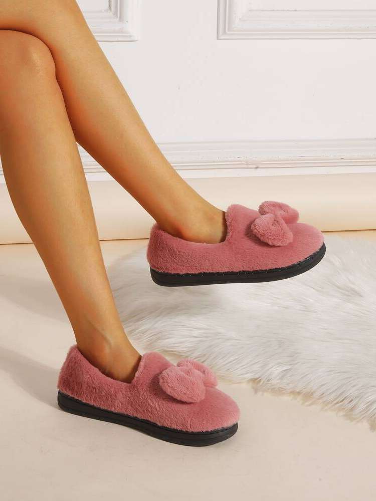  Bow Preppy Women Slippers 2231