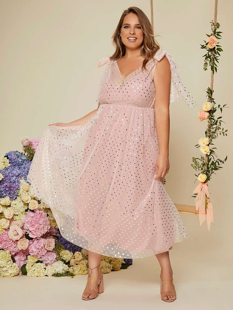 Romantic V neck Dusty Pink Zipper Wedding  Special 8105