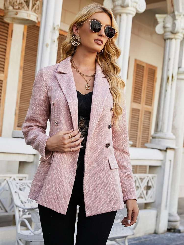 Regular Regular Fit Long Sleeve Elegant Women Blazers 469