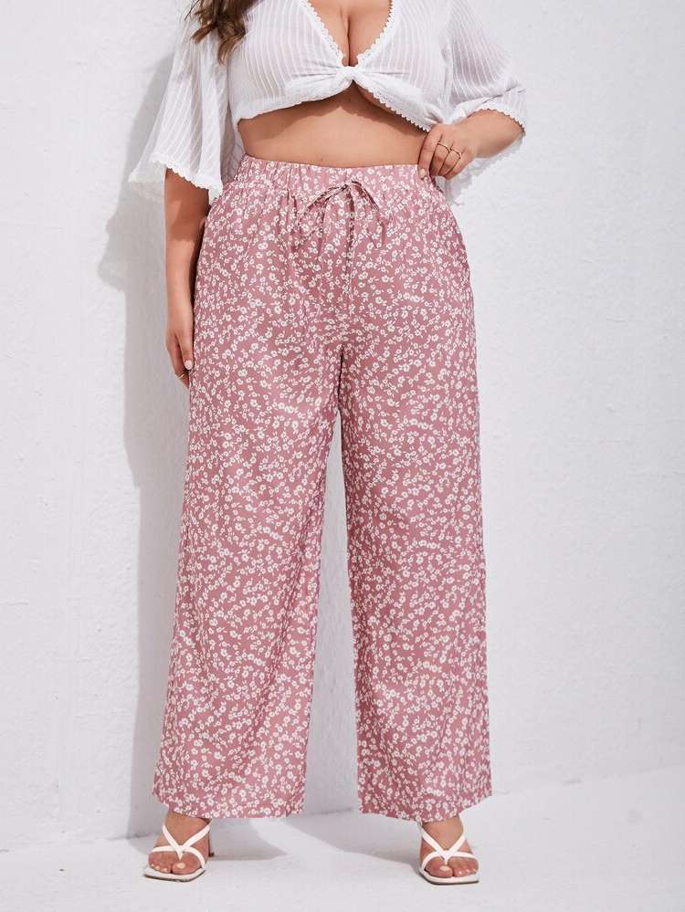   Boho Plus Size Pants 7589