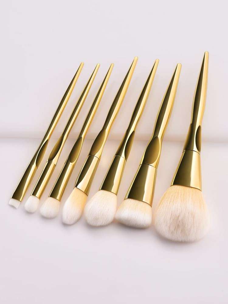   Gold Makeup Brushes 2317