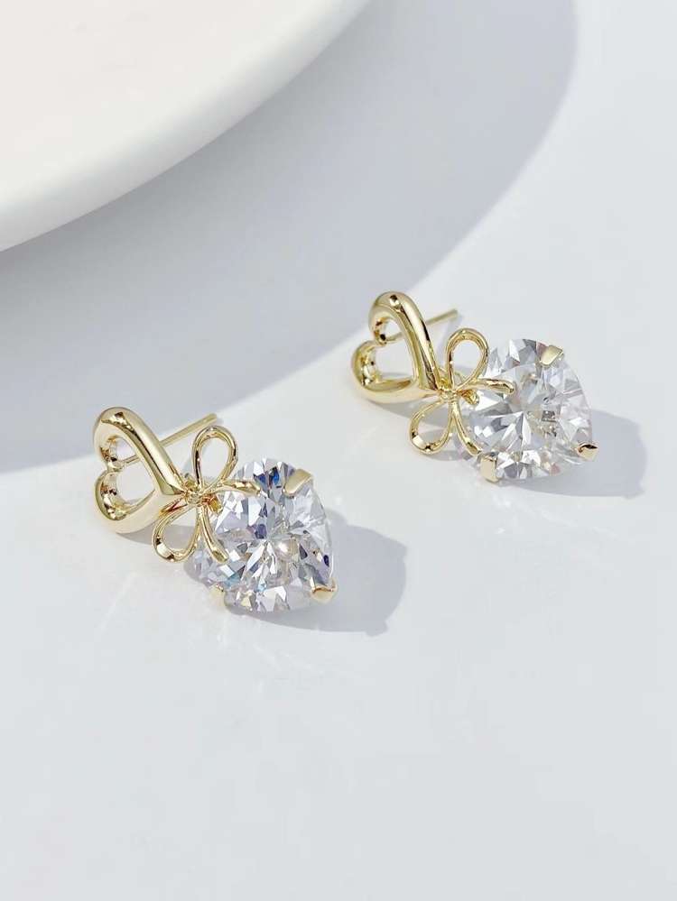  Fashionable Gold Fine Earrings 6066