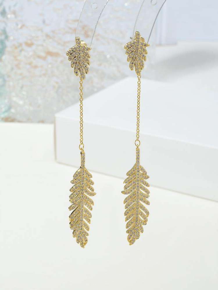  Gold Glamorous Fine Earrings 1338