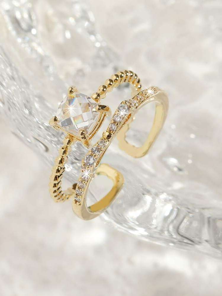  Gold Glamorous Fine Rings 821