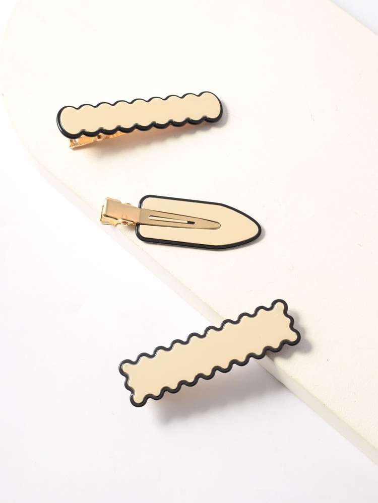 Gold  Hair Clips 8222