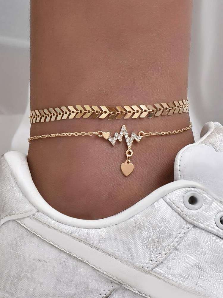   Gold Kids Ankle Chain 4422