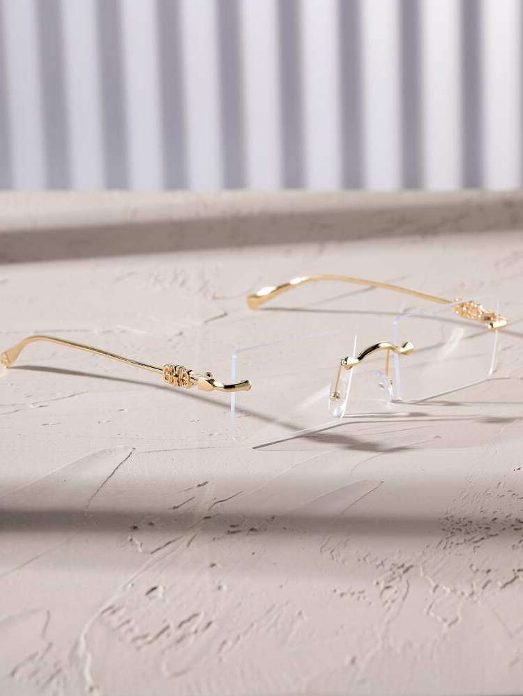  Rimless Gold Men Accessories 9009