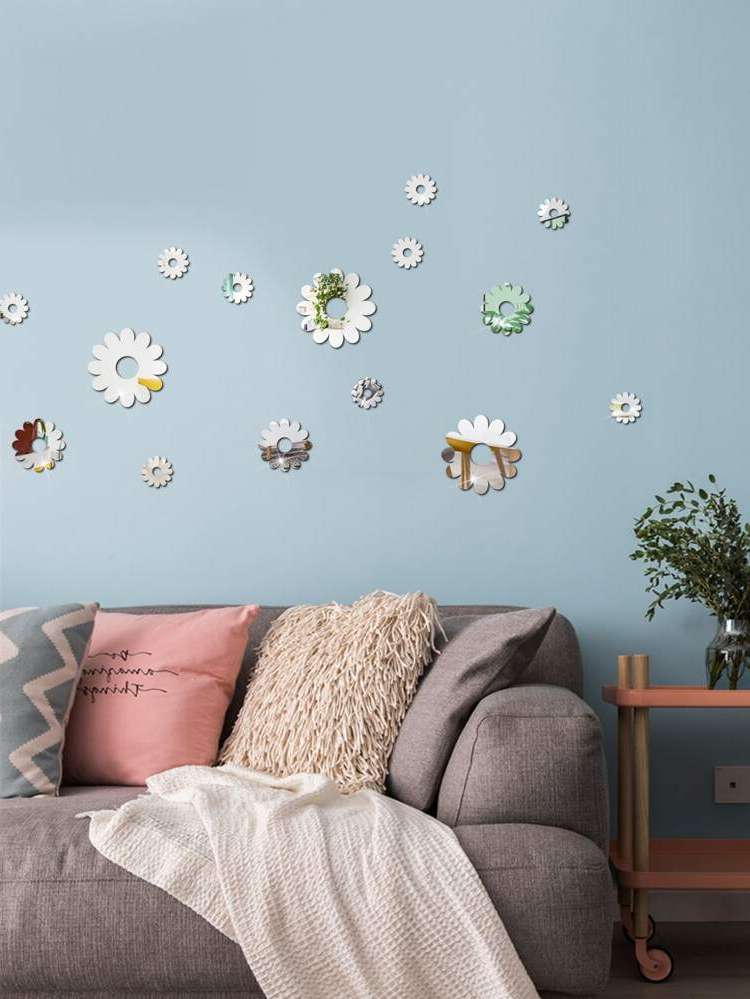  Gold Mirror Wall Sticker 404