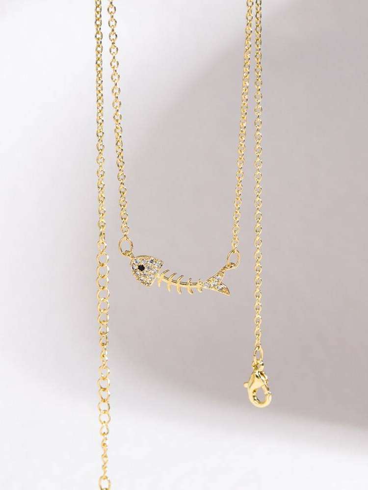  Gemstone Gold Fashionable Necklaces 8754