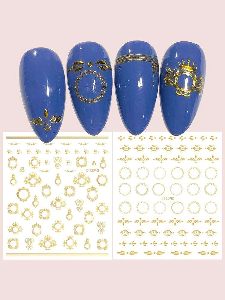  Gold Stickers  Decals 259