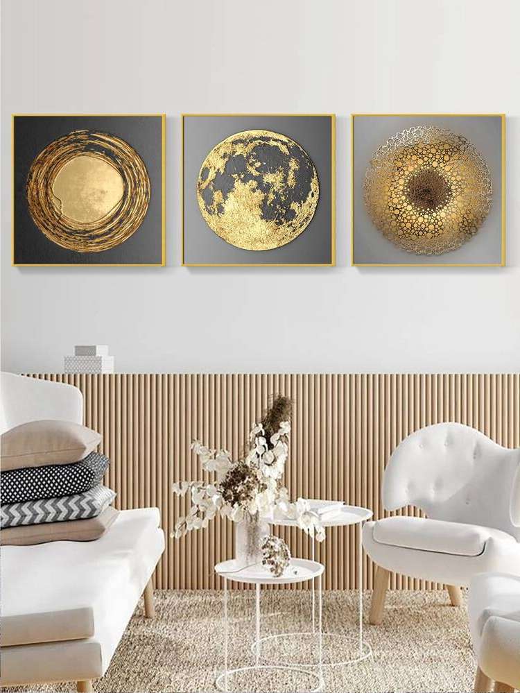  Scandinavian Gold Wall Art 6103