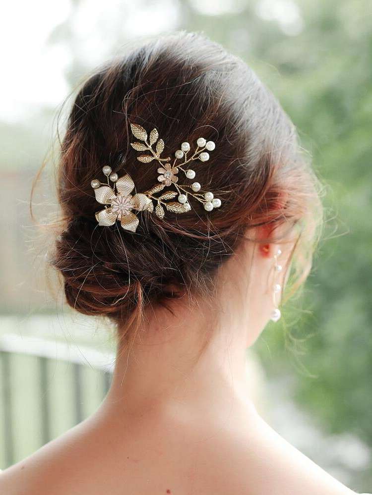 Gold Flowers  Wedding Accessories 913