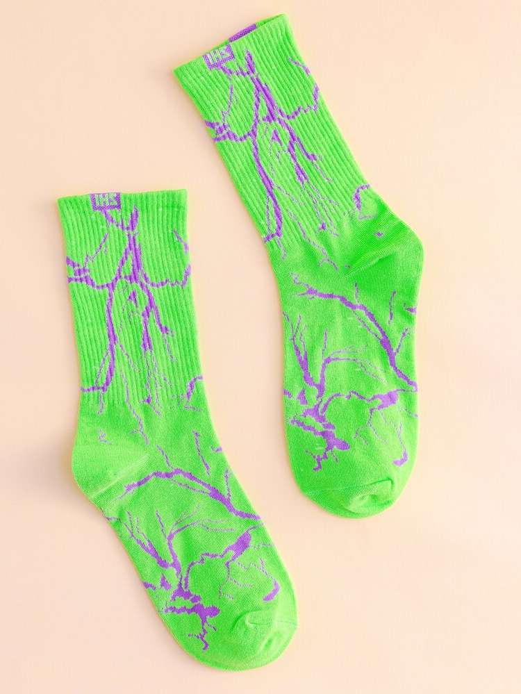 Green  Men Socks 1112