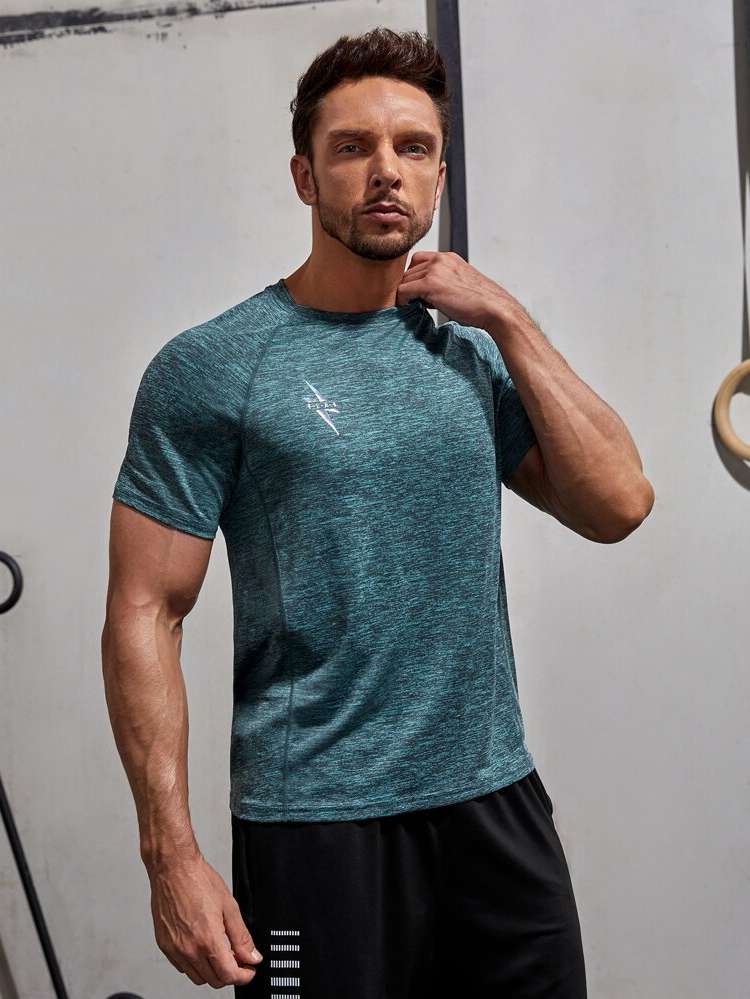 Short Sleeve  Men Sports Tees  Tanks 8367