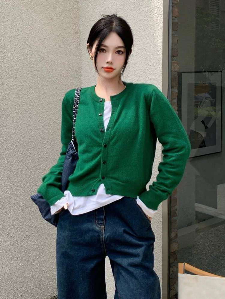  Long Sleeve Casual Crop Women Clothing 1759