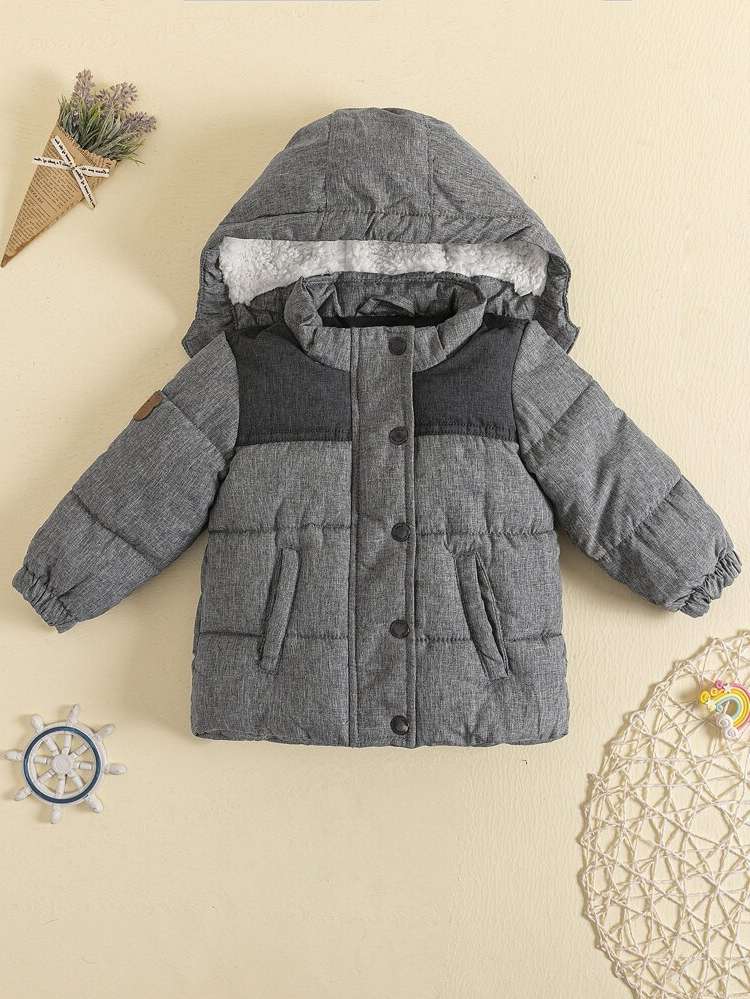  Button Casual Hooded Baby  Mom 8416