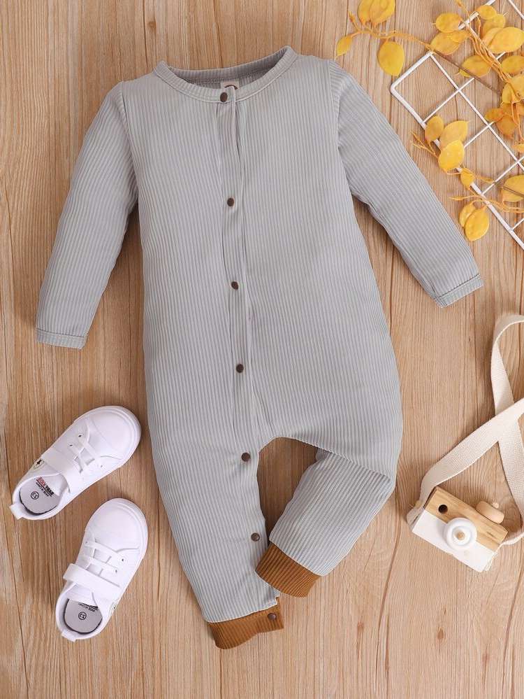  Casual Long Grey Baby  Mom 9994