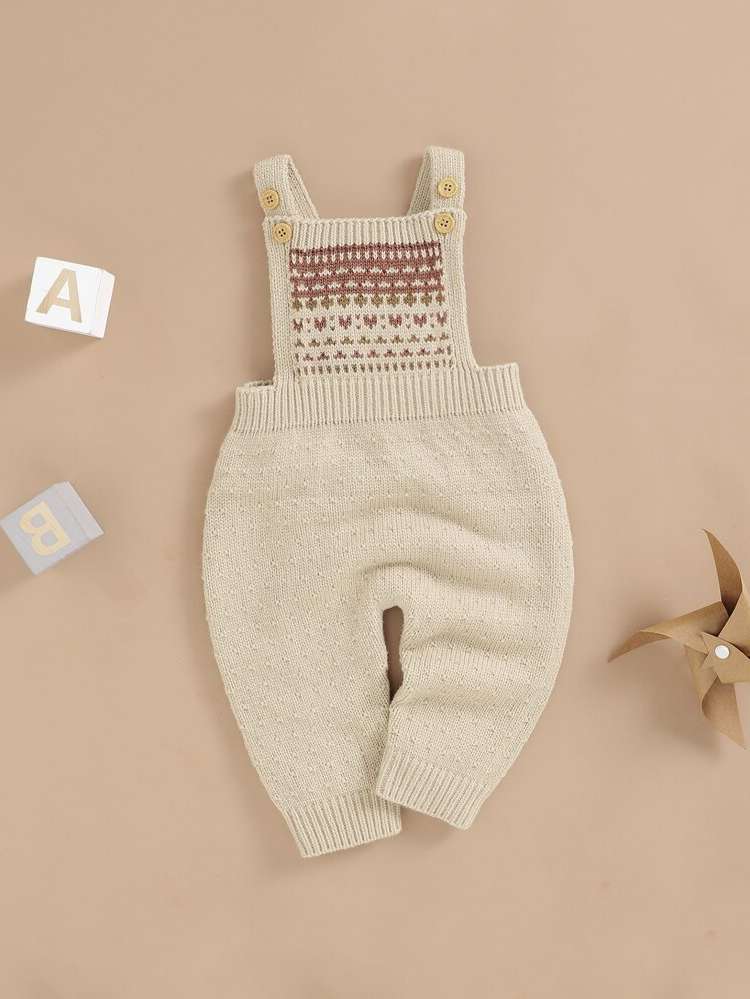 Geometric Long Regular Fit Baby Knitwear 3235