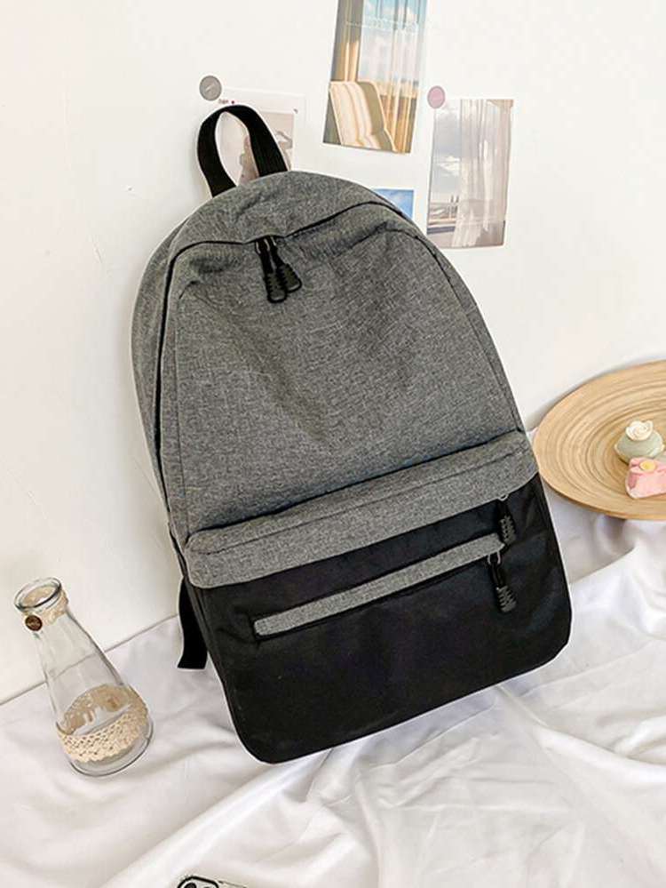 Grey  Men Backpacks 6500