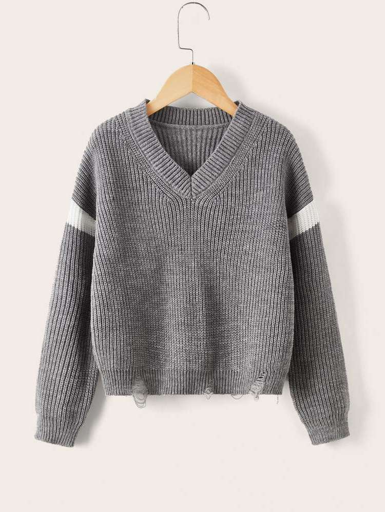  Casual V neck Regular Fit Boys Knitwear 79