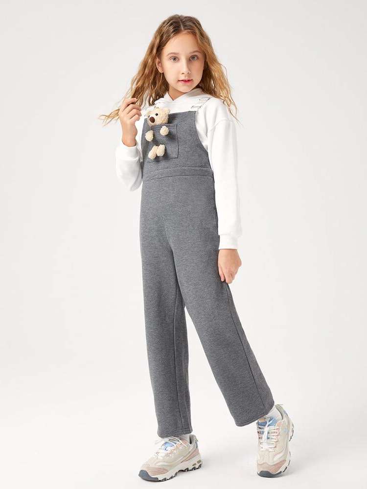 Long Regular Fit Grey Sleeveless Girls Clothing 6589