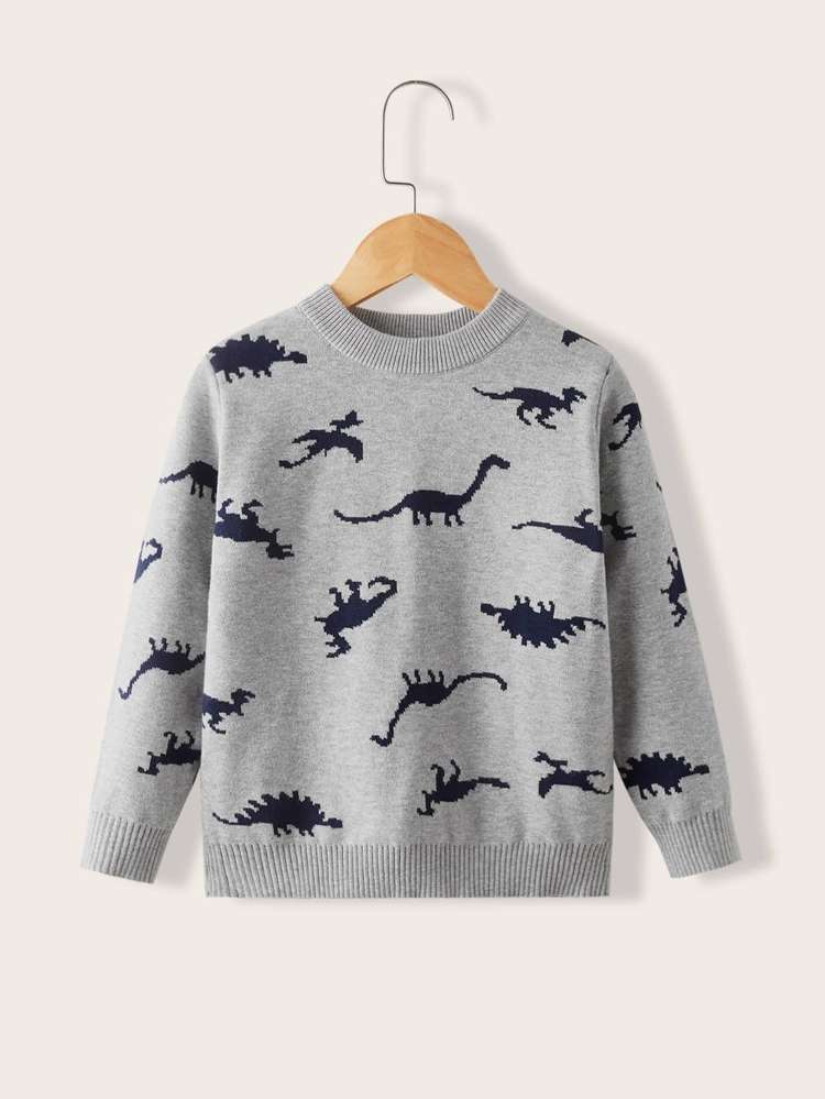  Grey Stand Collar Kids Clothing 4480